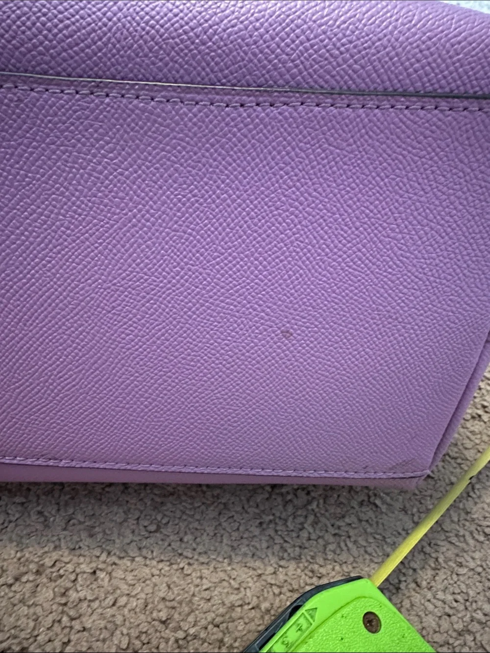 Coach Lilac Leather Tote Bag - Picture 8 of 9